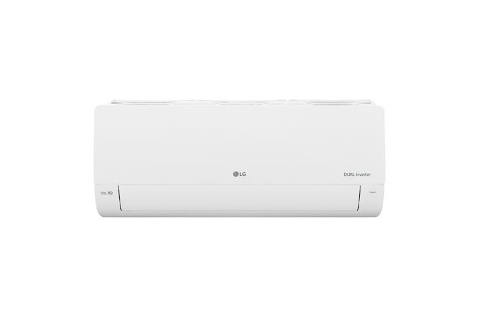 Vista frontal del aire acondicionado LG DUALCOOL Inverter VV121C5