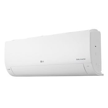 Vista en perspectiva derecha del aire acondicionado LG DUAL Inverter