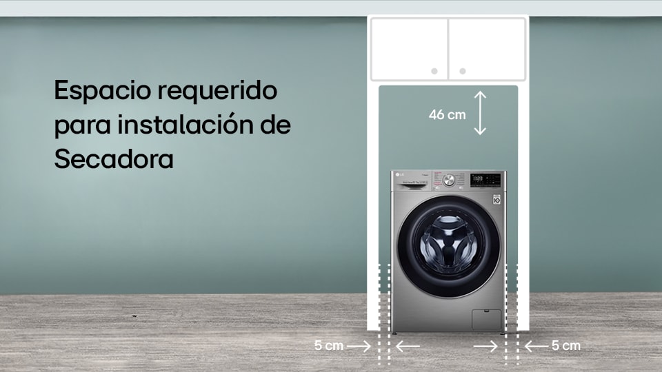 Dimensiones secadora
