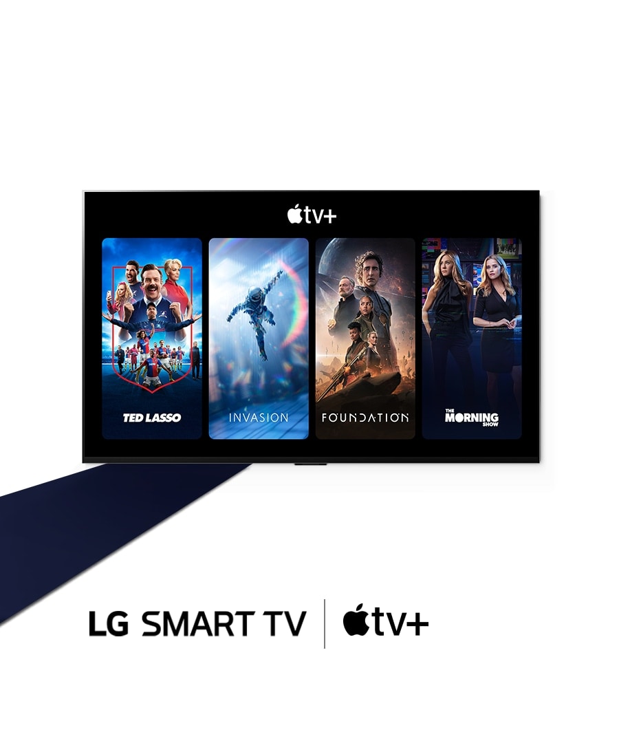 Disfruta de las mejores series y películas de Apple TV+ con la definición de tu Televisor LG.