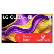 Čelní pohled na LG OLED evo AI C5 4K Smart TV. Na obrazovce je emblém 12 let světové jedničky OLED a logo LG OLED evo AI 2025.