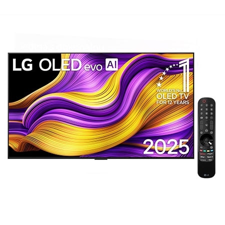 55 " LG OLED evo AI G5 4K Smart TV 2025 verze pro montáž na stěnu - 5 let záruka na OLED panel