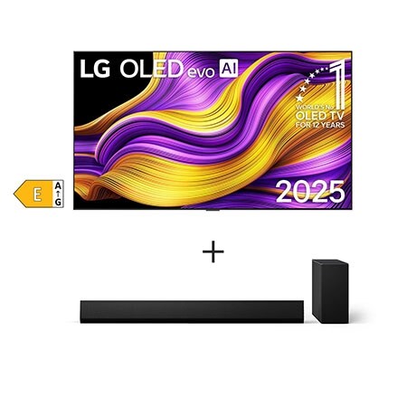 SET - LG TV OLED77G55LW + Soundbar SG10TY pro montáž na stěnu