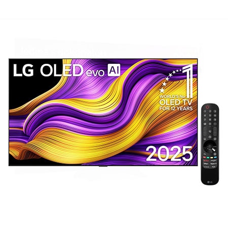 83" LG OLED evo AI G5 4K Smart TV 2025 verze pro montáž na stěnu - 5 let záruka na OLED panel