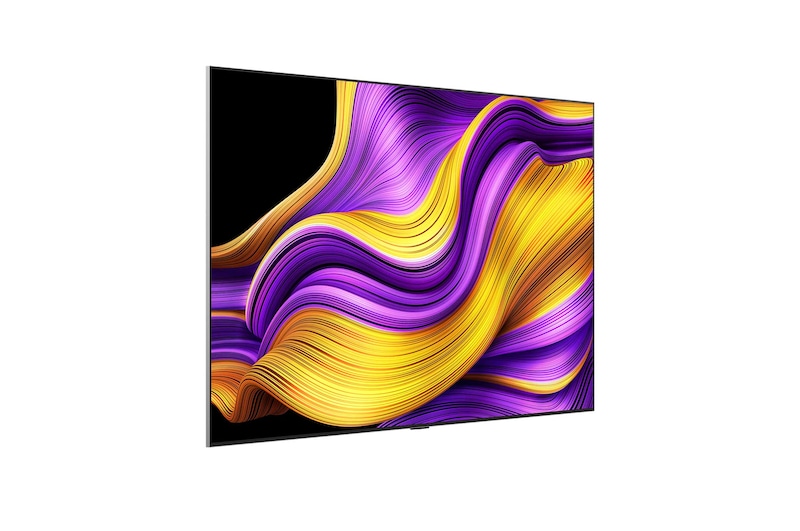 Mírně natočený pohled na televizor LG OLED evo AI C5 4K Smart TV.