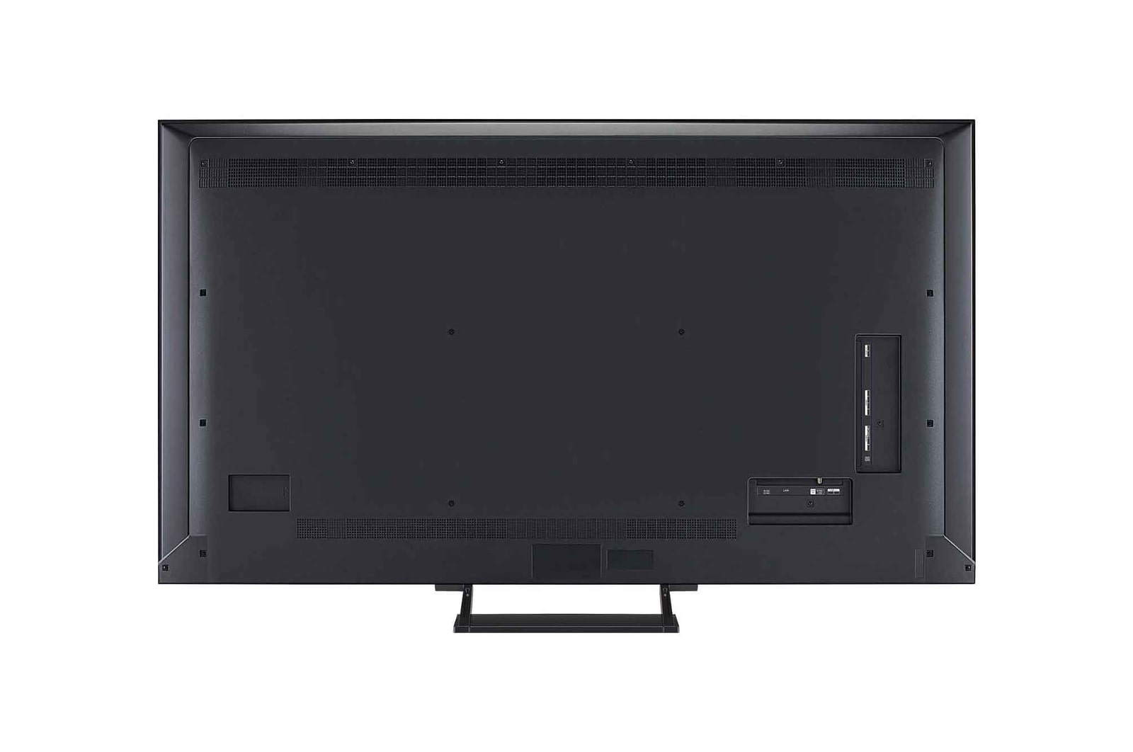 Levý boční pohled na LG QNED evo QNED92 TV.