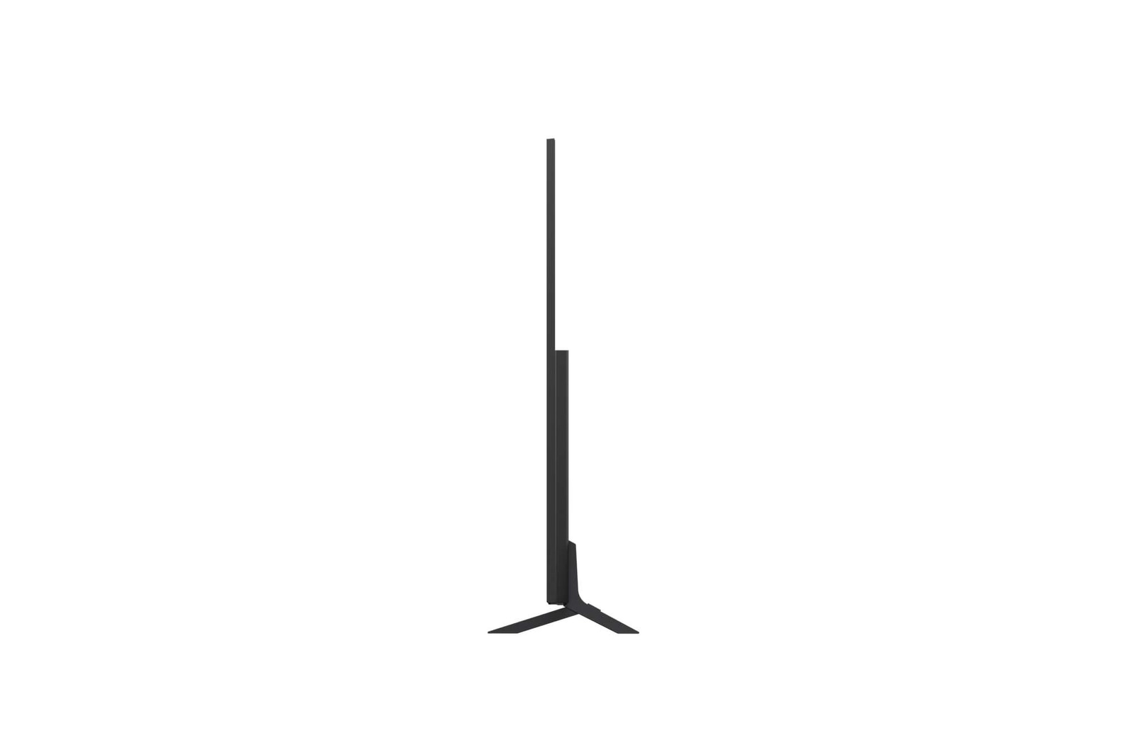 Levý boční pohled na televizor LG QNED82 TV 