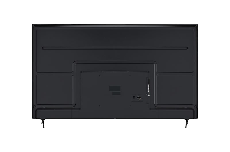 Zadní pohled na LG UHD UA74 TV.