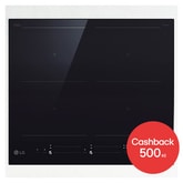 Vestavná indukční deska 60cm, Černá, 2x Flexi zóny, ThinQ™