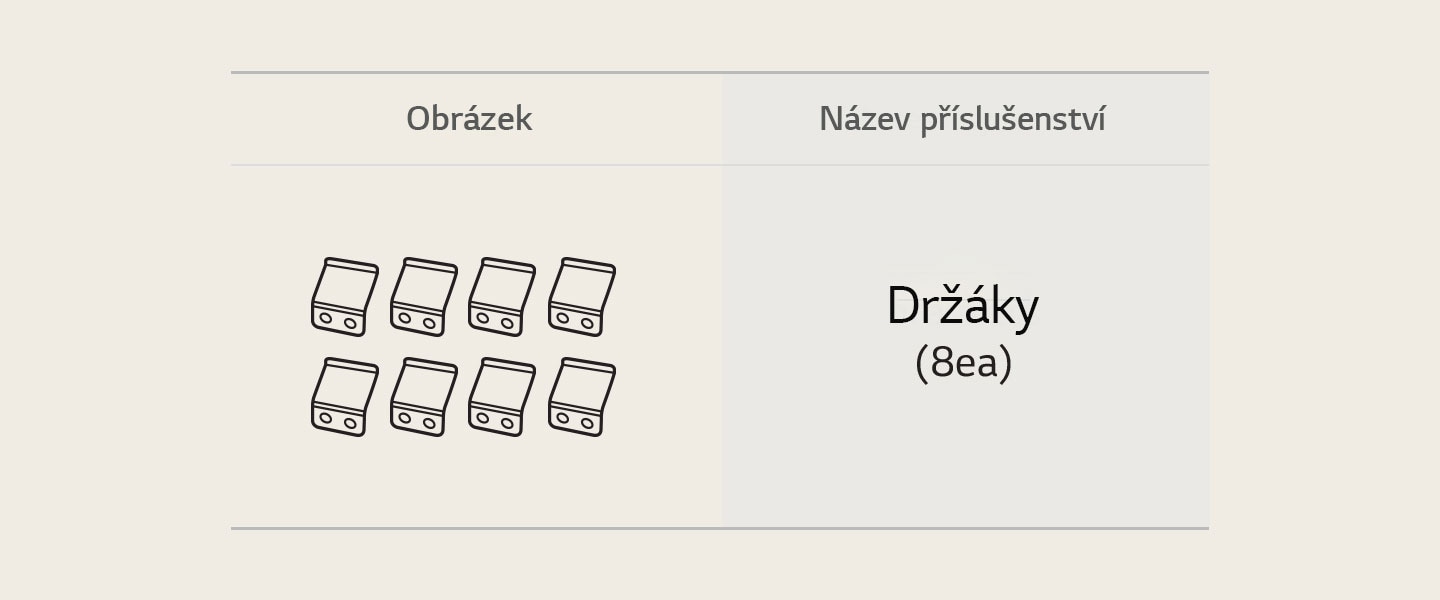 Toto je obrázek upevňovacích konzolí příslušenství indukční varné desky.