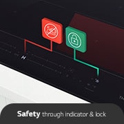 LG Vestavná indukční deska 60cm 2x Flexi zóna, ThinQ™, Černá, CBIZ2437B