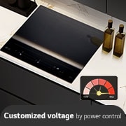 LG Vestavná indukční deska 60cm 2x Flexi zóna, ThinQ™, Černá, CBIZ2437B