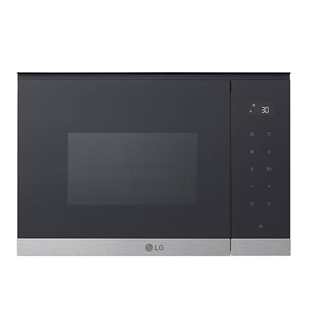 Vestavná mikrovlnná trouba s grilem 25L Auto Cook, Černá/stříbrná