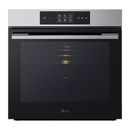 Vestavná parní trouba LG 76 l InstaView™, EasyClean™, Stříbrná