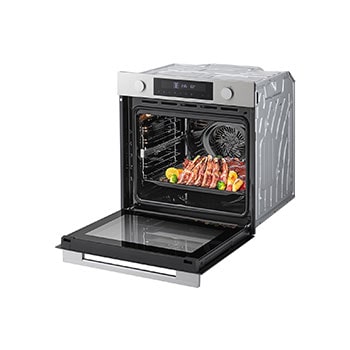 leftside view of lg WS5D7210S with food