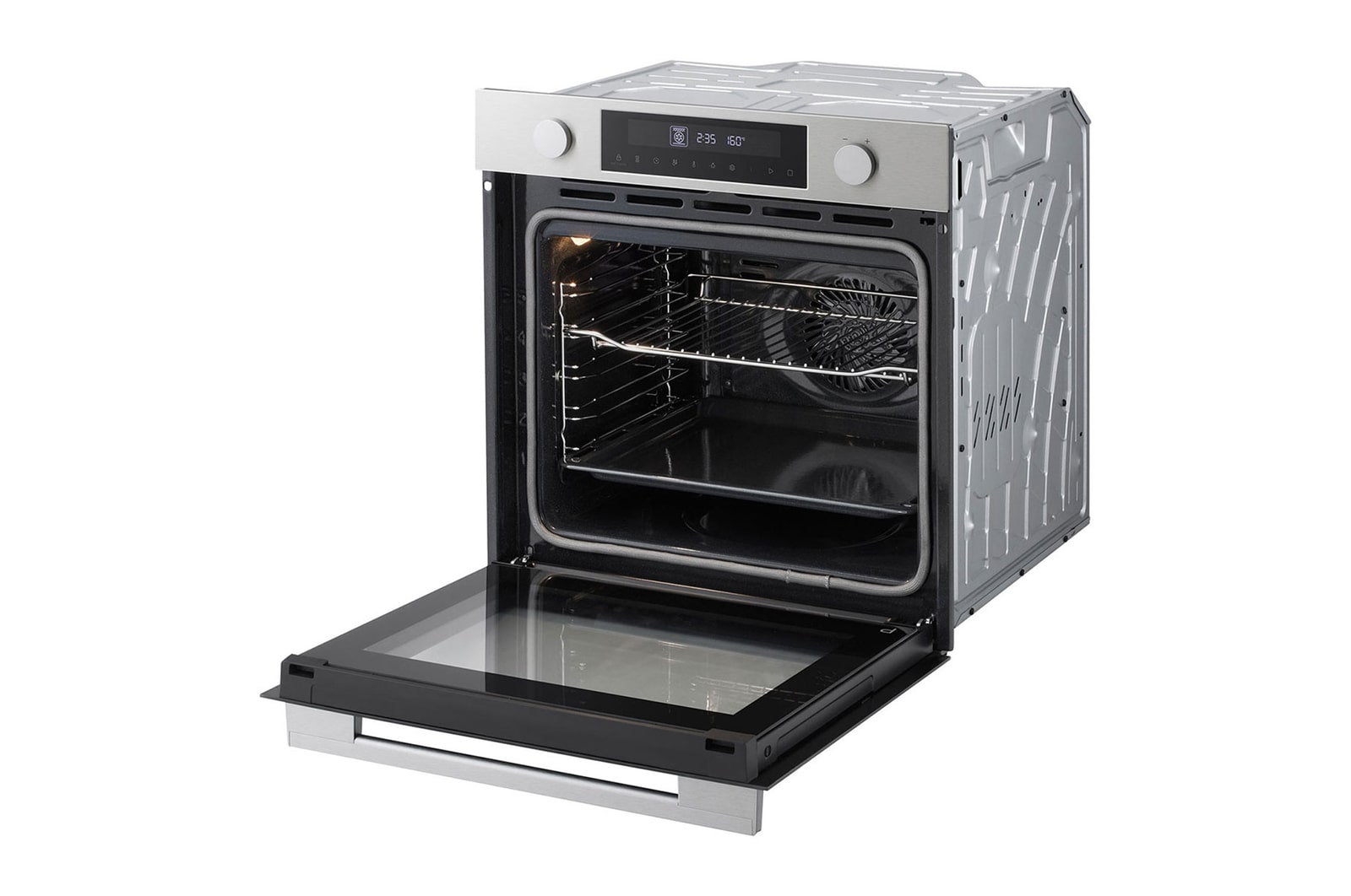 rightside view of lg ws5d7230s with rack