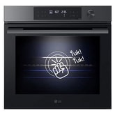76 l InstaView™, EasyClean™ Vestavná trouba LG, Černá/šedá