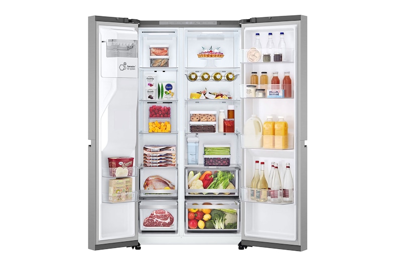 Front open (foods full, open door)
