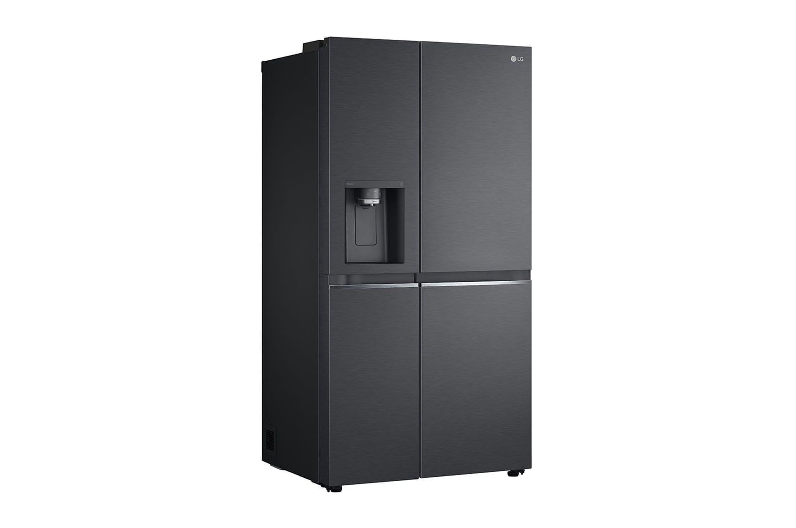 LG Americká chladnička LG | C | 628 l | DoorCooling+™ | UVnano™|Černá/šedá, GSLE91EVAC