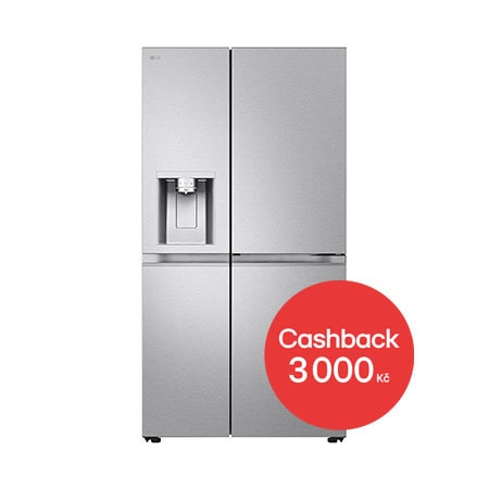 Americká chladnička LG - B - 628 l - DoorCooling+™ - UVnano™- Kovová Sorbet