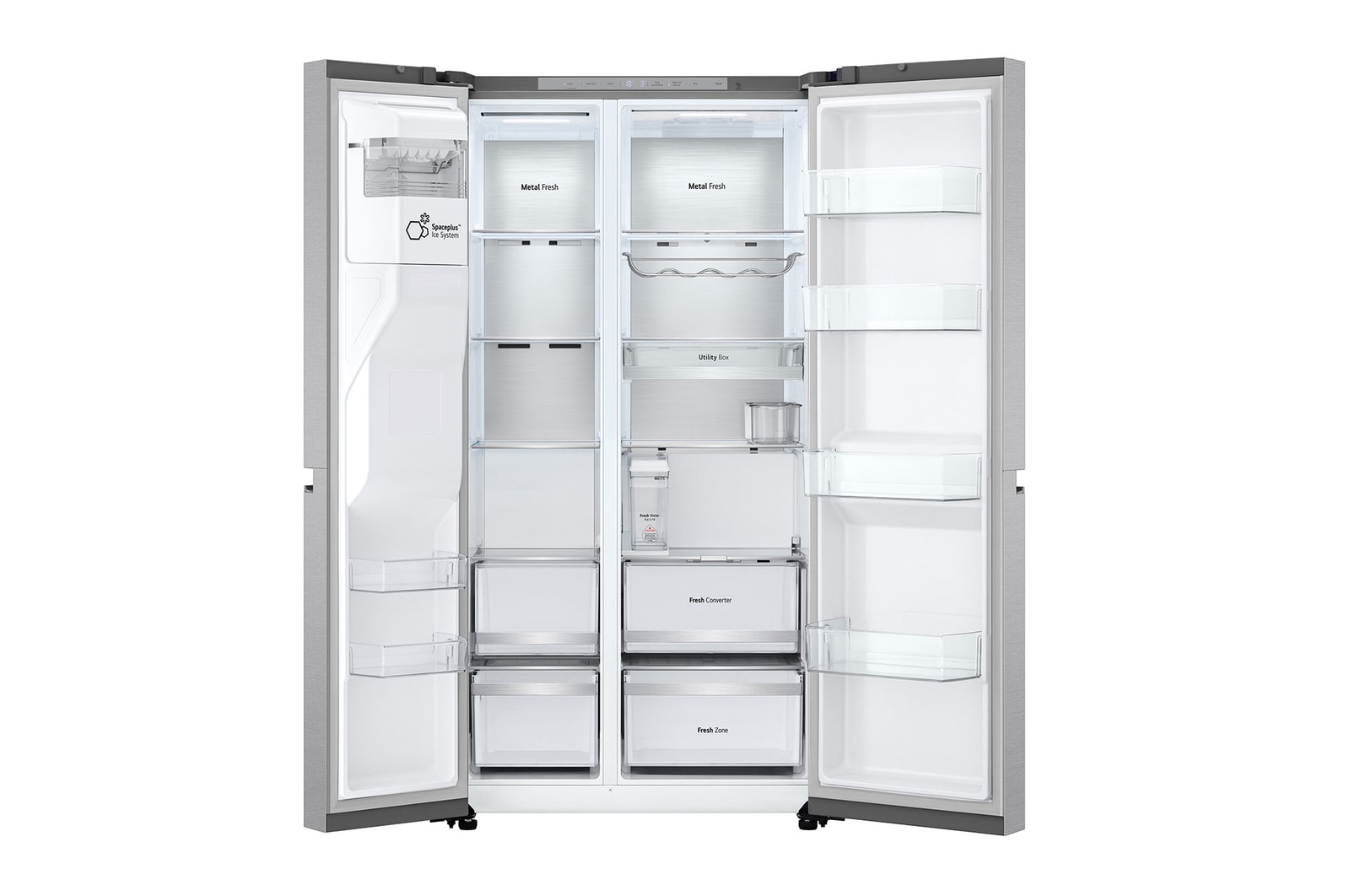 Door open with food view