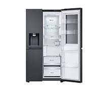 Side view door open without food