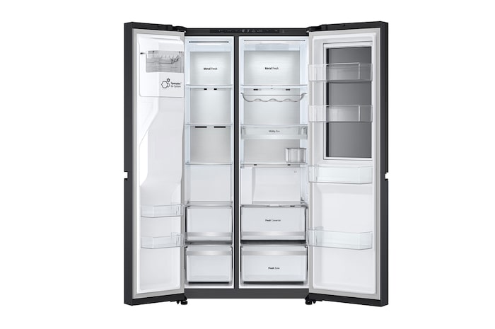 Front door open without food