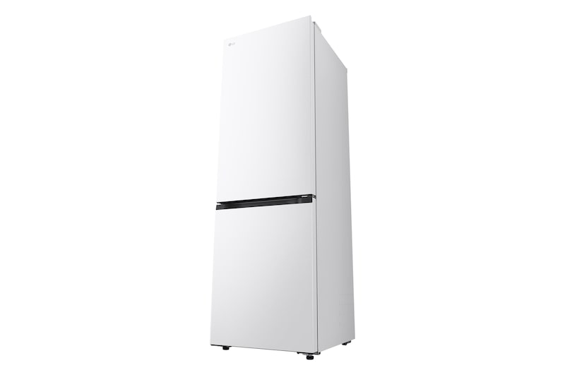 Přední pohled na chladničku s mrazničkou LG () s ventilací DoorCooling+™