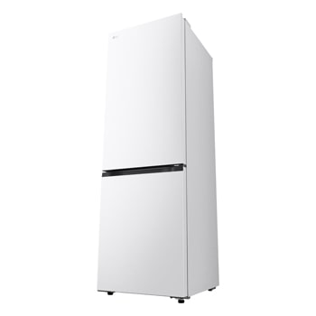 Přední pohled na chladničku s mrazničkou LG () s ventilací DoorCooling+™