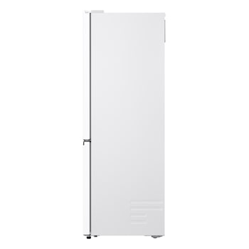 Čelní pohled na spodní mrazničku LG () s vyobrazením designu exteriéru