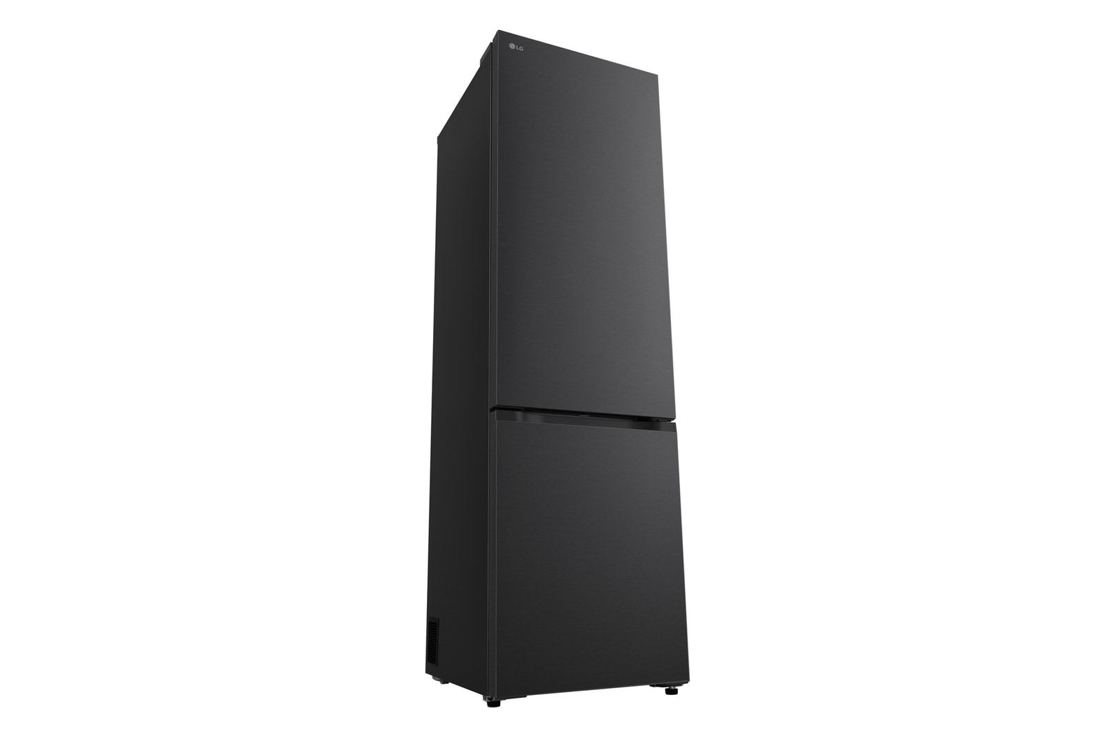 Lower view of LG fridge freezer (GBBS726BEV)