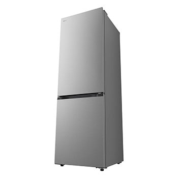 Čelní pohled na spodní mrazničku LG (gbbs726cpy) s vyobrazením designu exteriéru