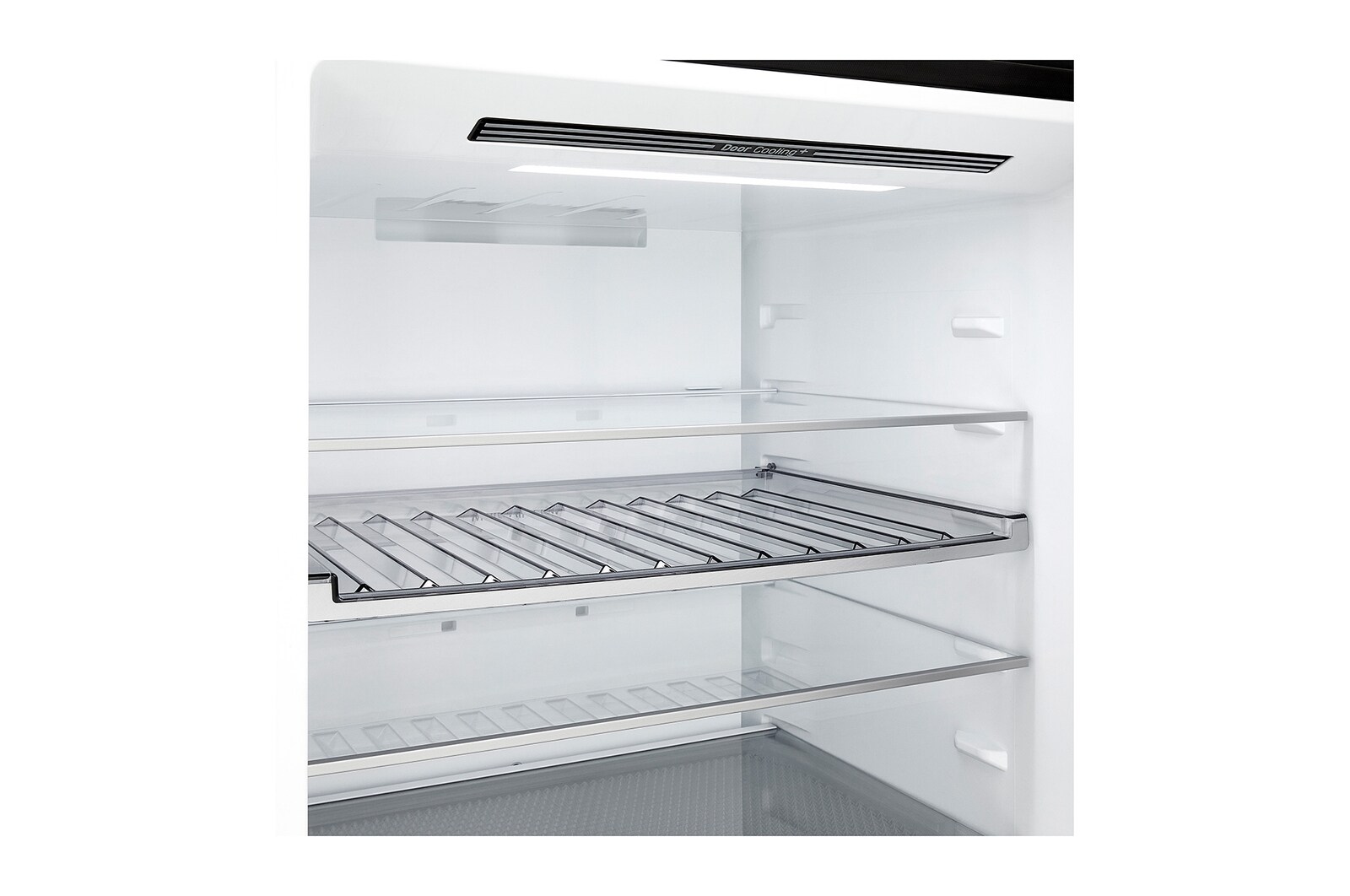 LG bottom freezer (GBBW726AEV) back view showing rear panel