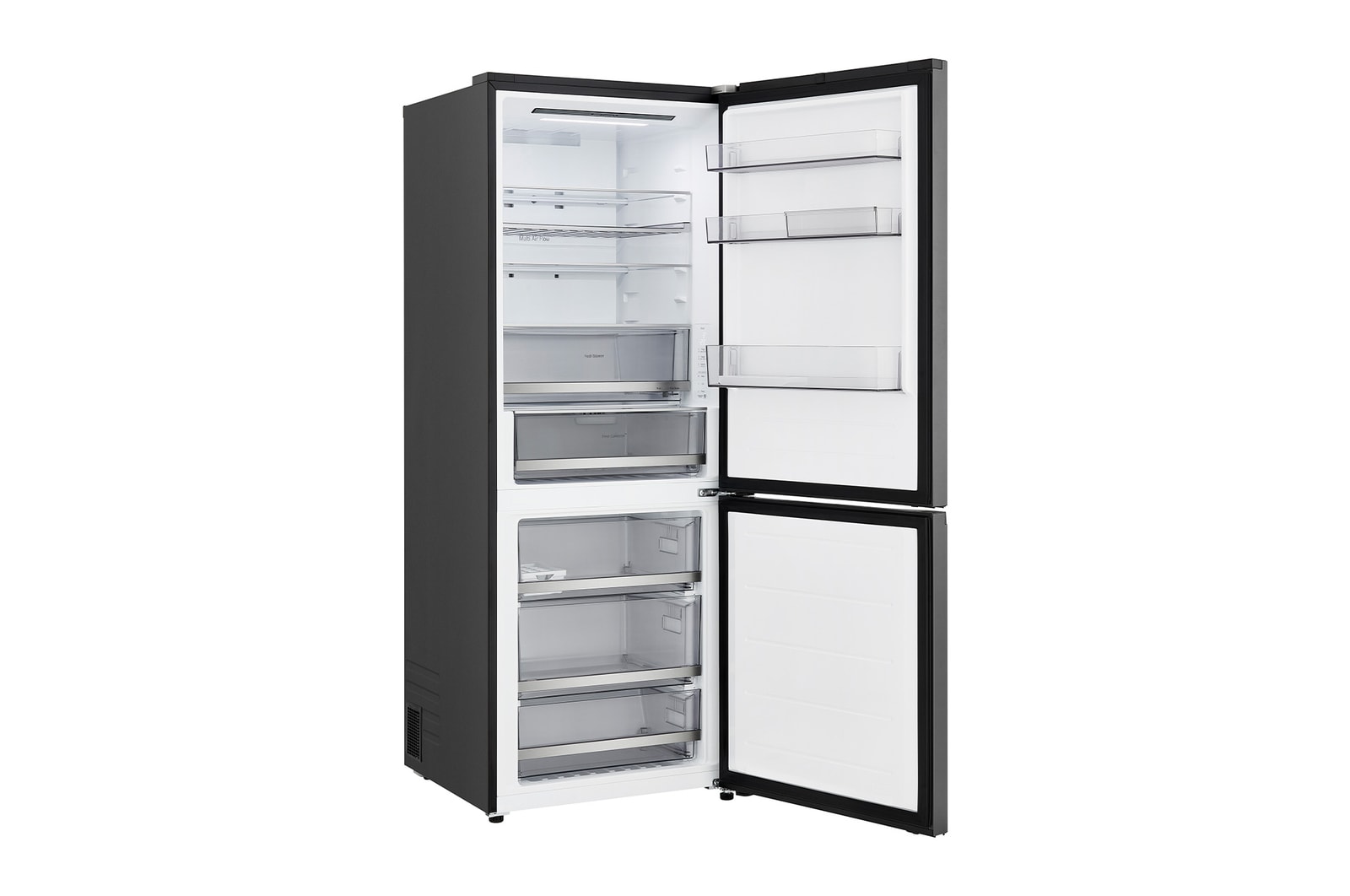 Upper view of LG fridge freezer (GBBW726AEV)