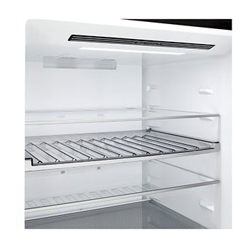 LG bottom freezer (GBBW726AEV) back view showing rear panel