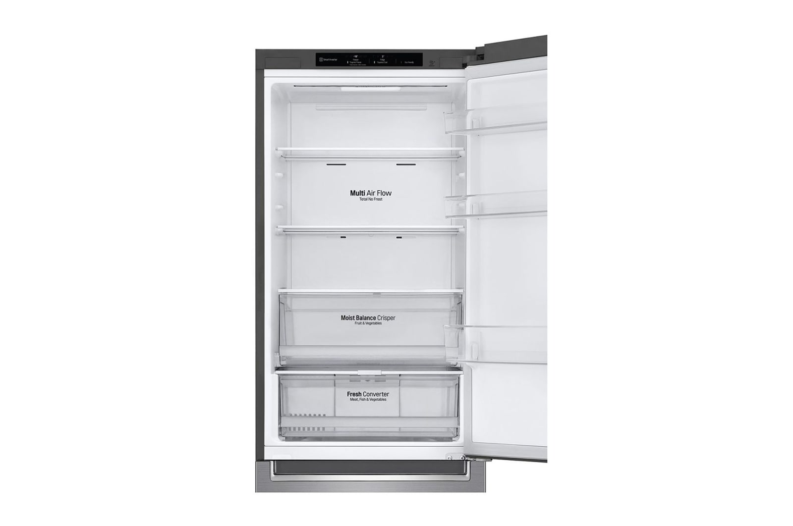 open top door without food view