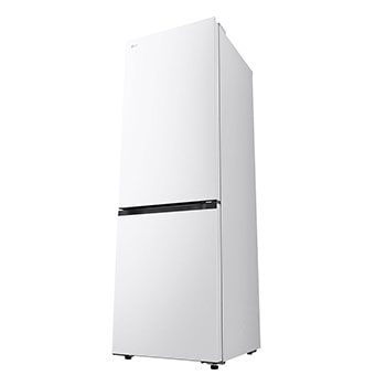 Čelní pohled na spodní mrazničku LG s vyobrazením designu exteriéru
