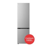 Kombinovaná chladnička LG | A | 375 l | Smart Invertorový kompresor | Stříbrná