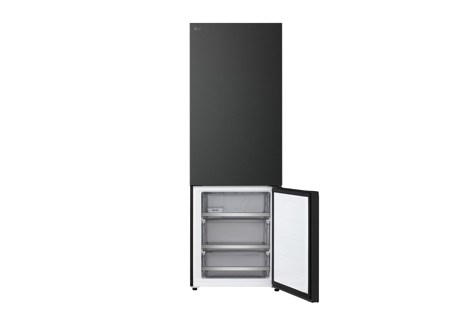 Upper view of LG fridge freezer (GBBW726AEV)
