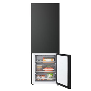 Lower view of LG fridge freezer (GBBW726AEV)