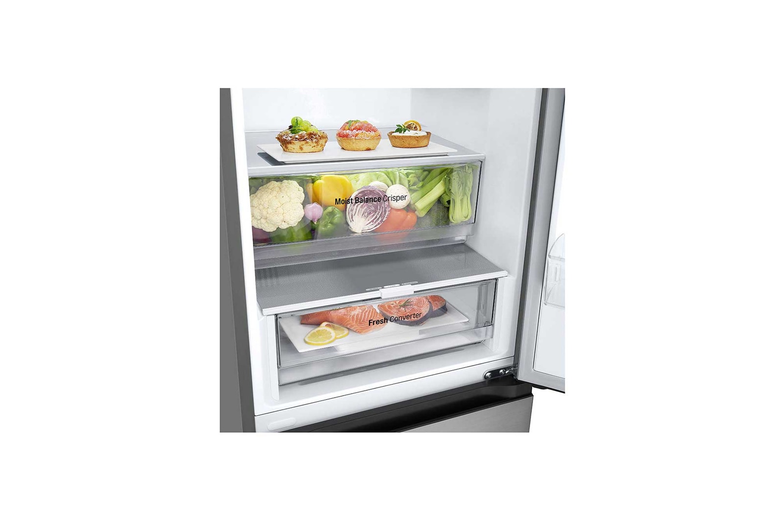 Drawer with food