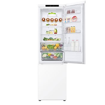 Front view top door open