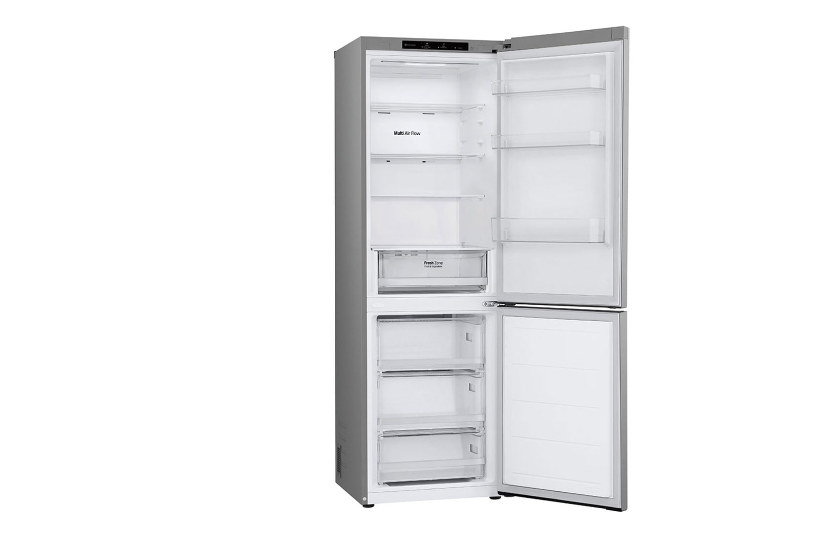 double door open of left side view without food
