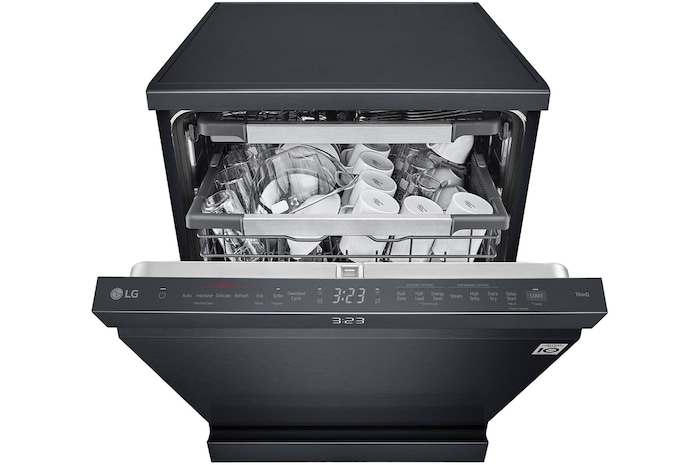 Interiér myčky lg, boční pohled