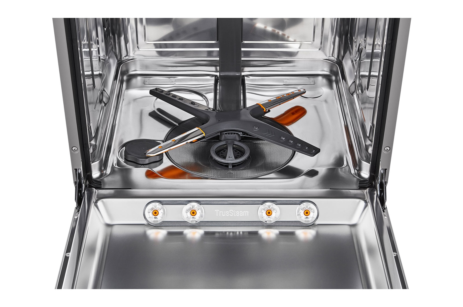 LG Volně stojící parní myčka nádobí LG, Stříbrná, 14 sad nádobí QuadWash™, DF587HVS