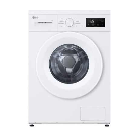 Slim pračka LG - 7 kg - A - 1400 ot./min - Rychlý 30' hygienický program - Bílá