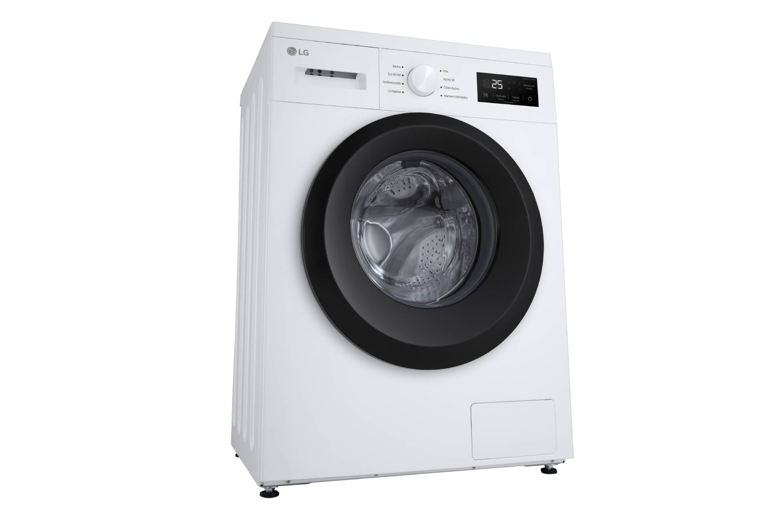 AI Slim pračka LG | 8 kg | A | 1400 ot./min | Rychlý 30' hygienický program | Bílá