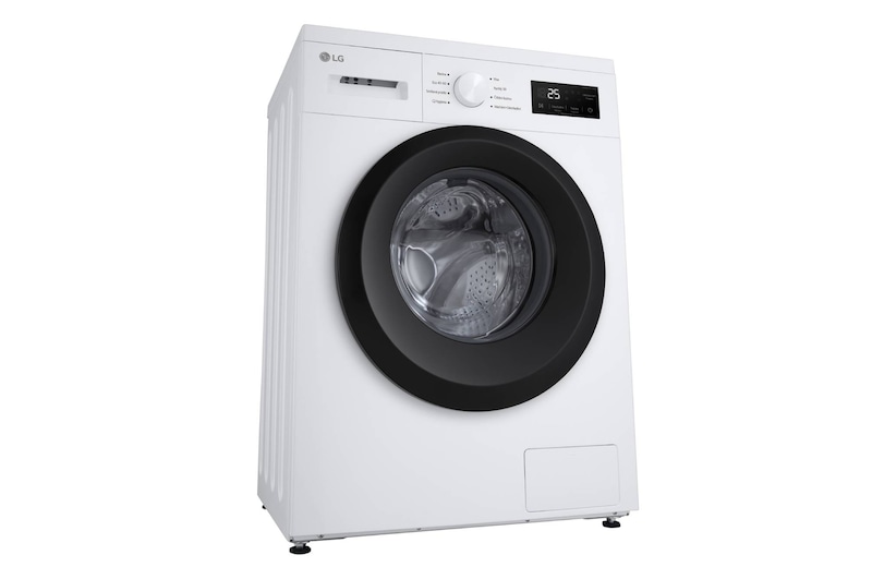 AI Slim pračka LG | 8 kg | A | 1400 ot./min | Rychlý 30' hygienický program | Bílá