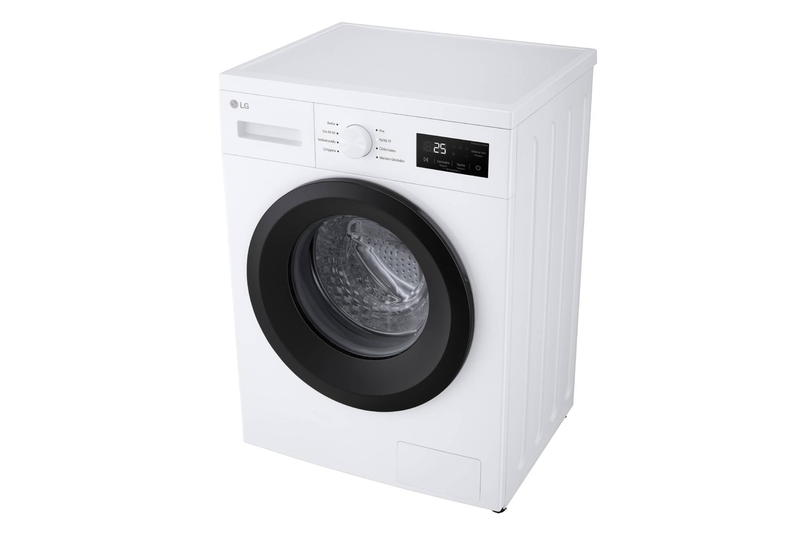 AI Slim pračka LG | 8 kg | A | 1400 ot./min | Rychlý 30' hygienický program | Bílá
