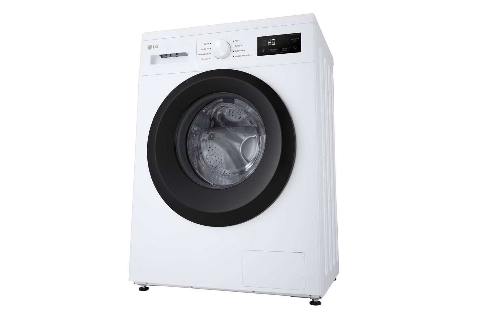 AI Slim pračka LG | 8 kg | A | 1400 ot./min | Rychlý 30' hygienický program | Bílá